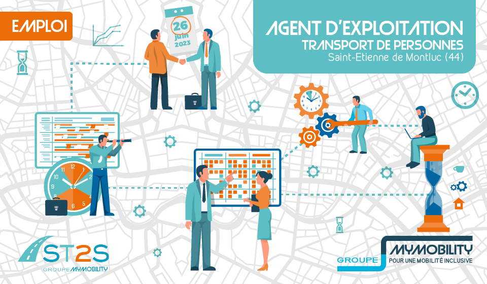 Offre d’emploi : agent exploitation transport de personnes à Saint Etienne de Montluc (H/F)