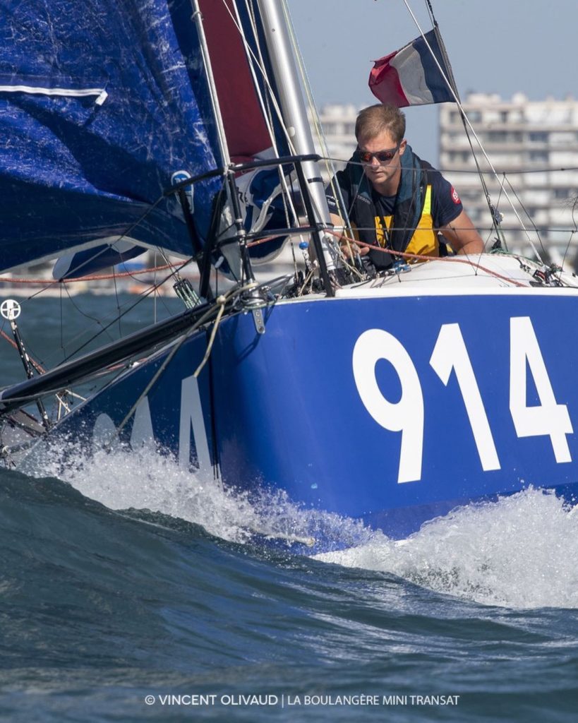 Voile : une première étape de la Mini-Transat riche en apprentissages pour Antoine de Vallavieille